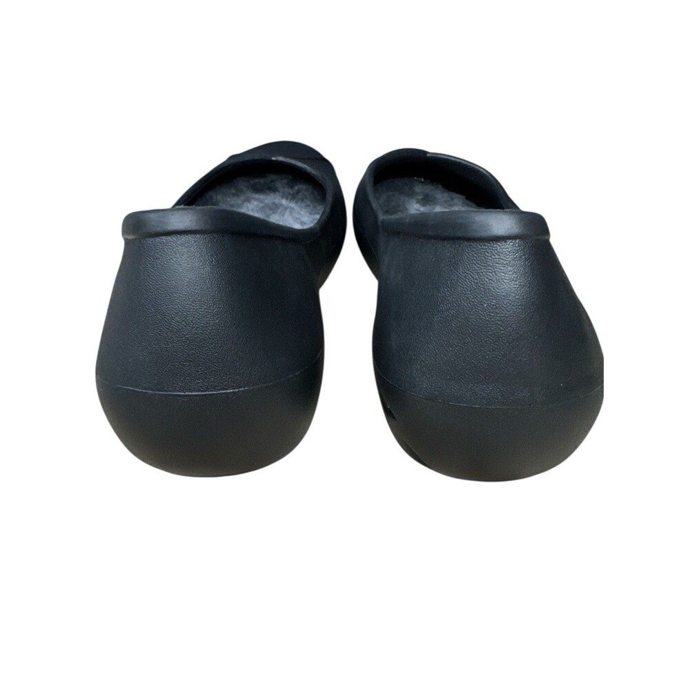 Crocs Olive ll Dual Comfort Black Flats Faux‎ Fur Size 9 Business Casual - Picture 10 of 11